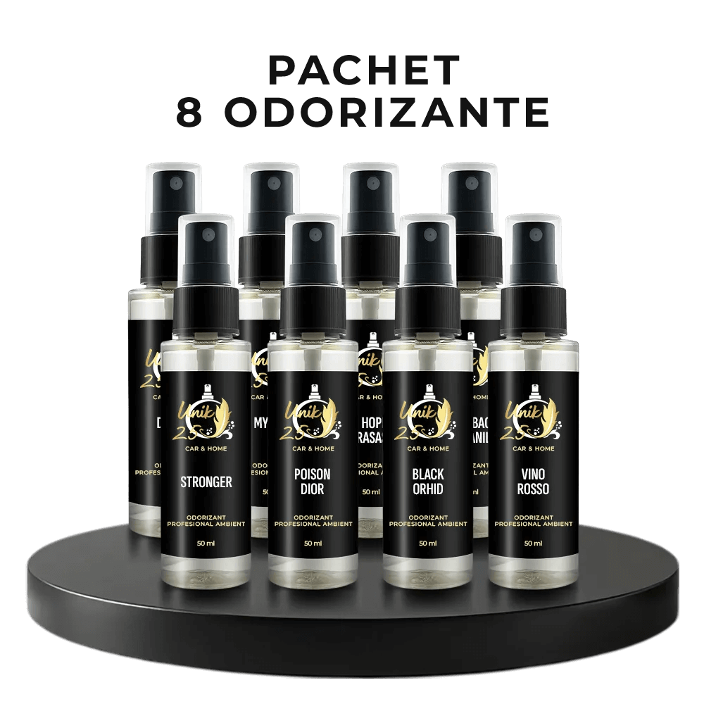 Pachet promotional 8 odorizante Car&Home la 50ml