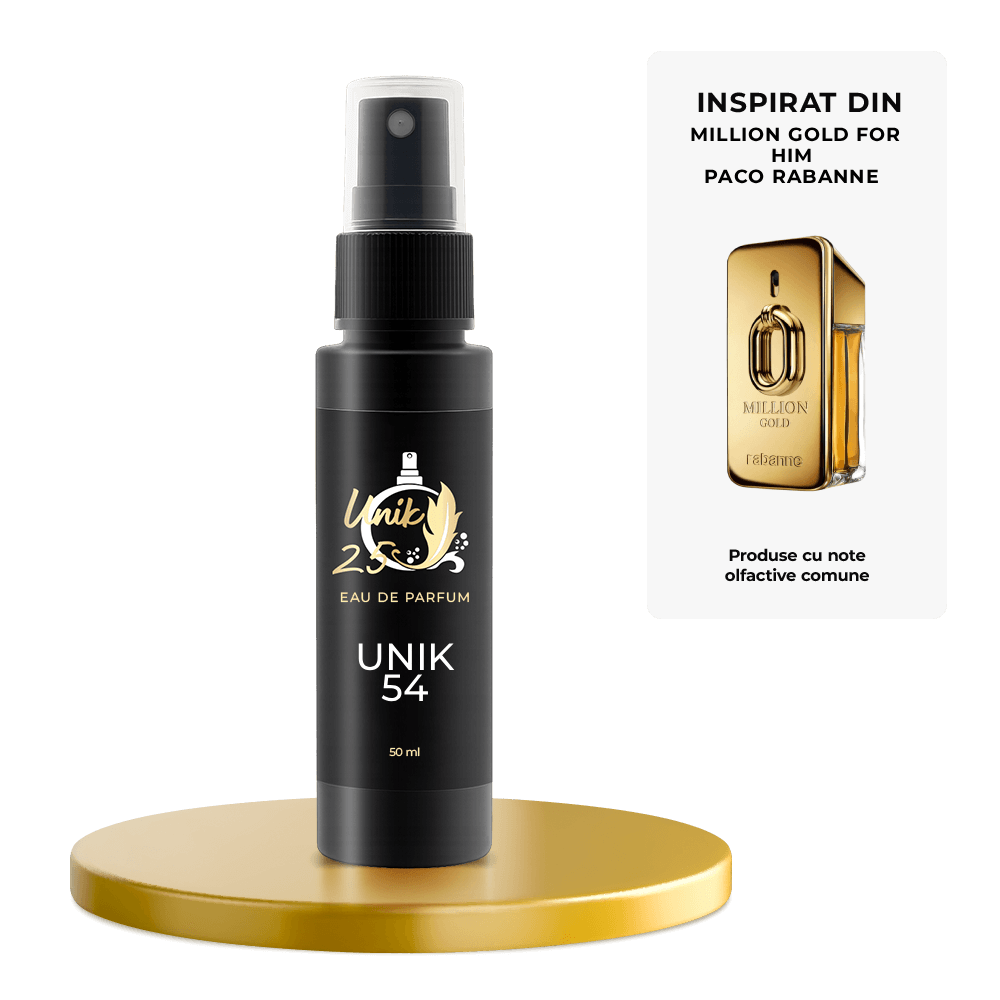 Apa de parfum 50 ml - Unik 54 Inspirat din Million Gold for Him