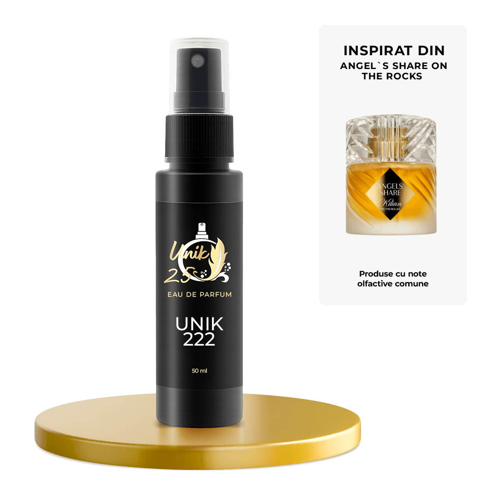 Apa de parfum 50 ml - Unik 222 inspirat din Angel`s Share On The Rocks