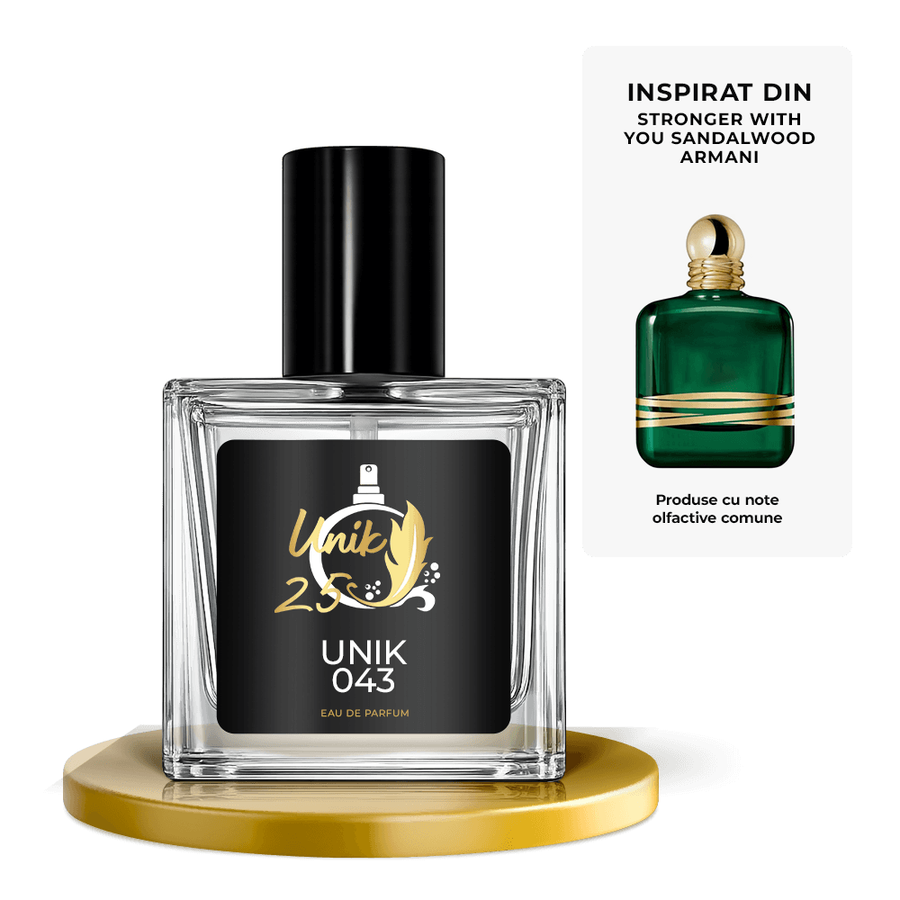 Apa de parfum 50 ml - Unik 043 Inspirat din Stronger With You Sandalwood