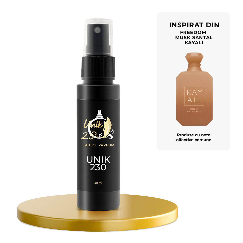 Apa de parfum 50 ml - Unik 230 Inspirat din Freedom Musk Santal