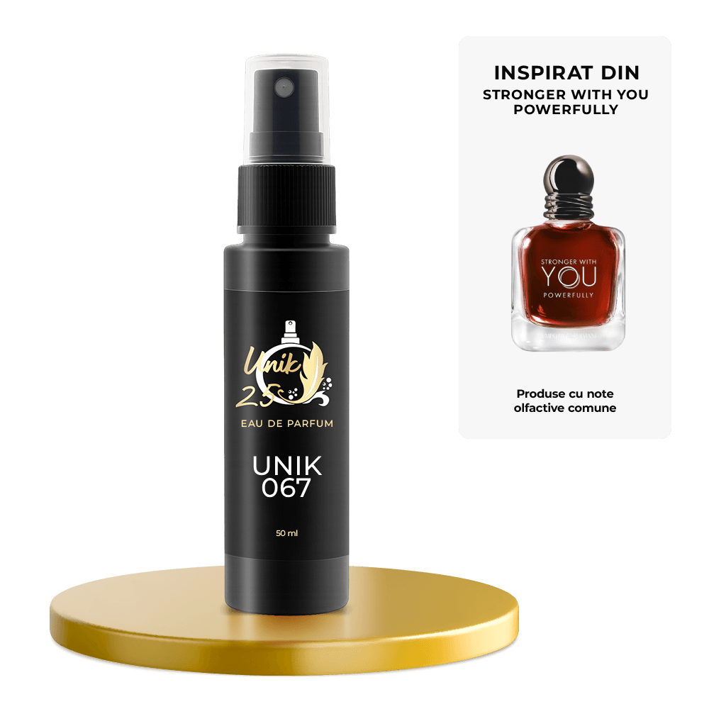 Apa de parfum 50 ml - Unik 067 Inspirat din Stronger With You Powerfully