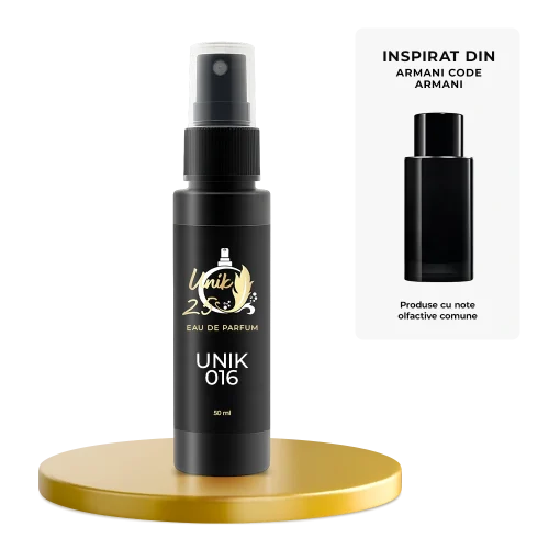 Apa de parfum 50 ml - Unik 016 Inspirat din Armani Code - Armani
