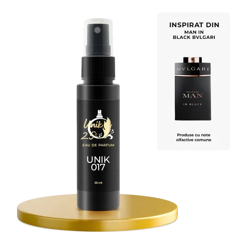 Apa de parfum 50 ml - Unik 017 Inspirat din Man in Black - Bvlgari