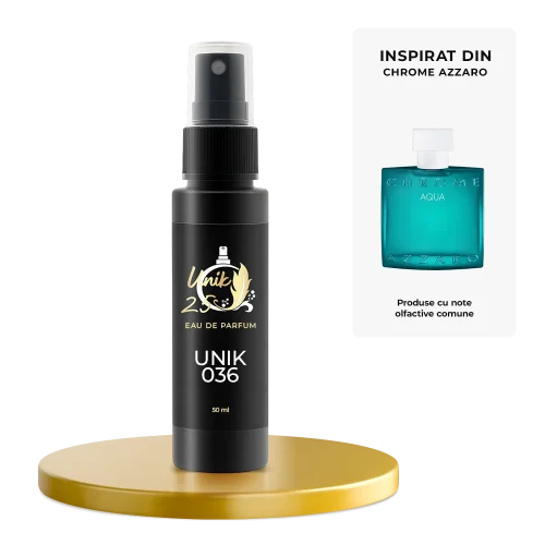 Apa de parfum 50 ml - Unik 036 Inspirat din Chrome - Azzaro