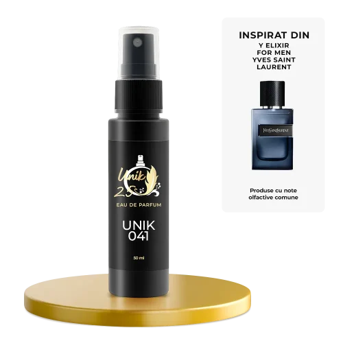 Apa de parfum 50 ml - Unik 041 Inspirat din Y Elixir for Men - Yves Saint Laurent