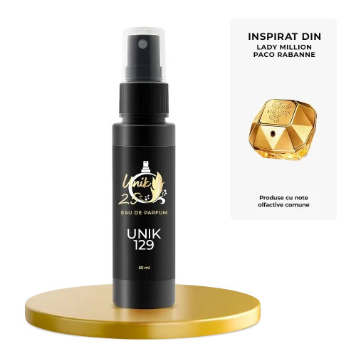 Apa de parfum 50 ml - Unik 129 Inspirat din Lady Million - Paco Rabanne